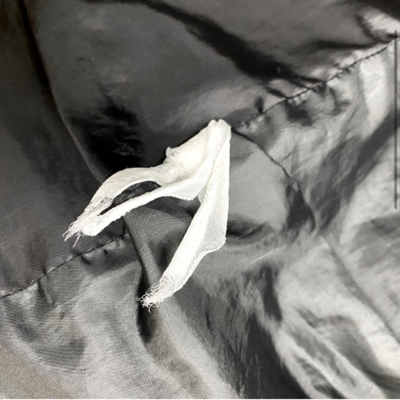 Urban Black Canvas Zip Up Pea Coat L - Picture 4 of 14